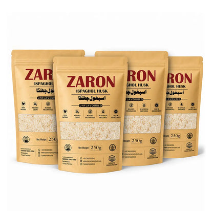 Zaron Ispaghol Husk - 100% Farm-Fresh, Natural & Organic Psyllium Husk