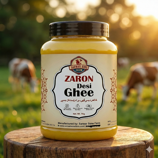 Pure Danedar Desi Ghee Texture – Best Desi Ghee in Pakistan by Sarwar Sons Farm