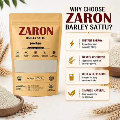 Zaron Barley Sattu | 100% Pure & Organic Jou Ka Sattu