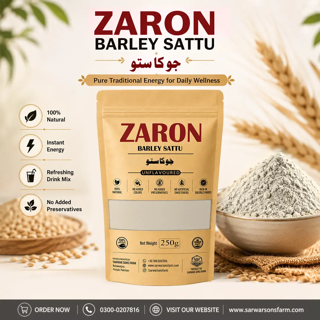 Zaron Barley Sattu | 100% Pure & Organic Jou Ka Sattu