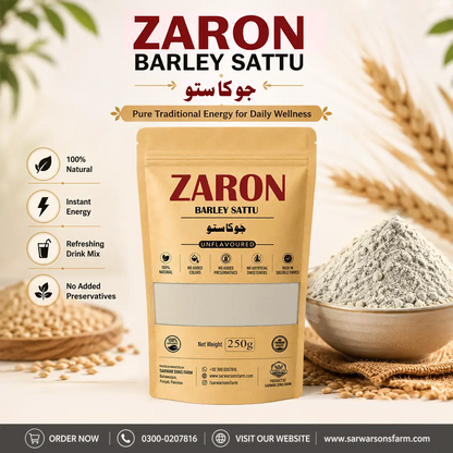 Zaron Barley Sattu | 100% Pure & Organic Jou Ka Sattu